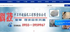 中衛(wèi)市超*化工有限責任公司設計網(wǎng)站有創(chuàng)意的主題設計